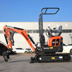 1.2 Ton Mini Excavator SD12UWith Kubota D722 Engine And Advanced Hydraulic System