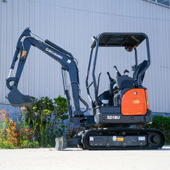 1.8 Ton Mini Excavator SD18U With Yanmar 374F Engine And Side Swing