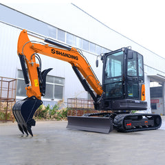3.5 Ton Mini Excavator SD35U Equipped With Kubota 1703 Engine And Cab