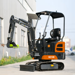 1.3 Ton Mini Excavator SD13E With RATO Petrol Engine And Side Swing
