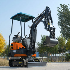 1 Ton Mini Excavator SD12EL With 13.5hp RATO Petrol Engine And Mechanical Quick Change