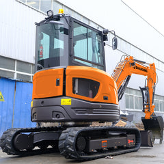 3.5 Ton Mini Excavator SD35U Equipped With Kubota 1703 Engine And Cab