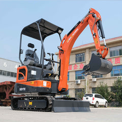 1.7 Ton Mini Excavator SD17E With 14 Hp Kubota D722 Engine