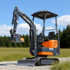 1 Ton Mini Excavator SD12EL With 13.5hp RATO Petrol Engine And Mechanical Quick Change