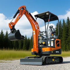 1.7 Ton Mini Excavator SD17E With 14 Hp Kubota D722 Engine