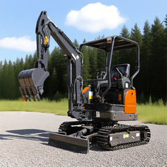 2 Ton Mini Excavator SD20U With Yanmar 380F Engine And Side Swing
