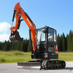 3.5 Ton Mini Excavator SD35U Equipped With Kubota 1703 Engine And Cab