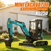 2.5 Ton Mini Excavator XG25U Equipped With Yanmar 380F Engine And Side Swing