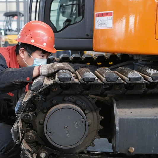 How to maintain small excavator tracks