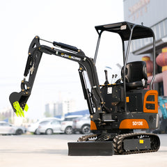 1.3 Ton Mini Excavator SD13E With RATO Petrol Engine And Side Swing