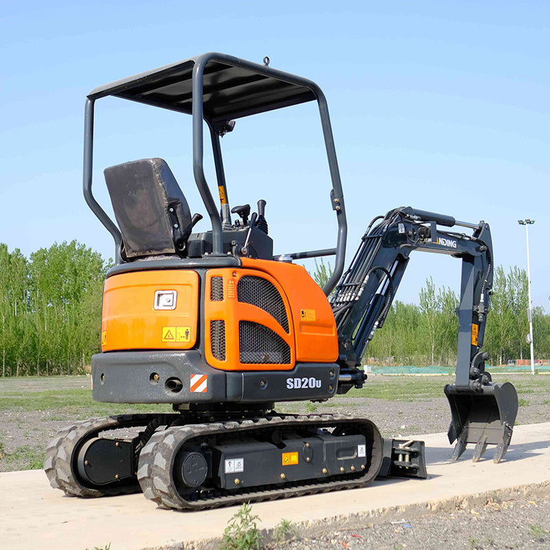 2 Ton Mini Excavator SD20U With Yanmar 380F Engine And Side Swing