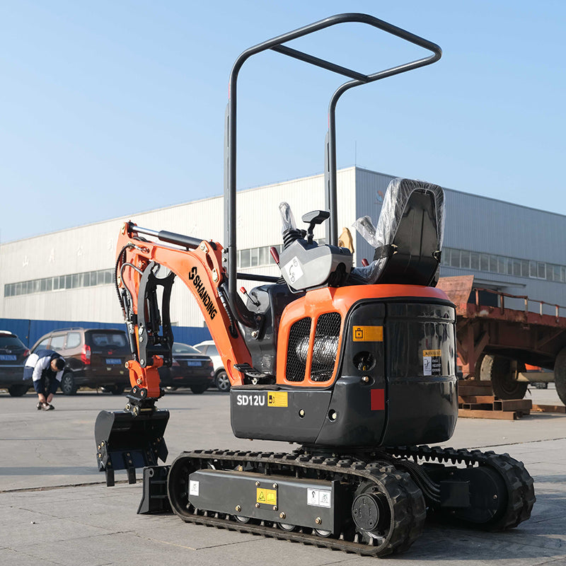 1.2 Ton Mini Excavator SD12UWith Kubota D722 Engine And Advanced Hydraulic System