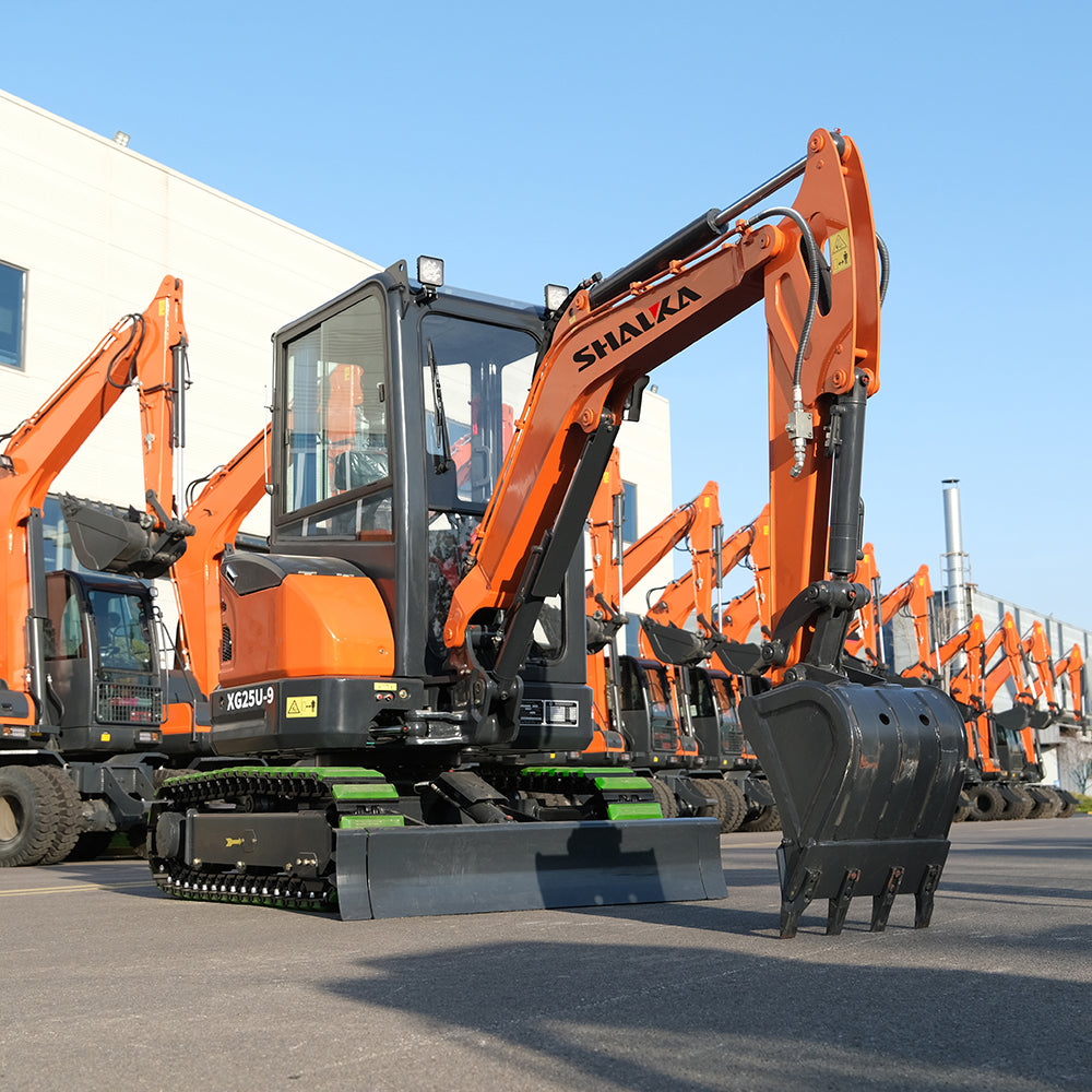 2.5 Ton Mini Excavator XG25U Equipped With Yanmar 380F Engine And Side Swing