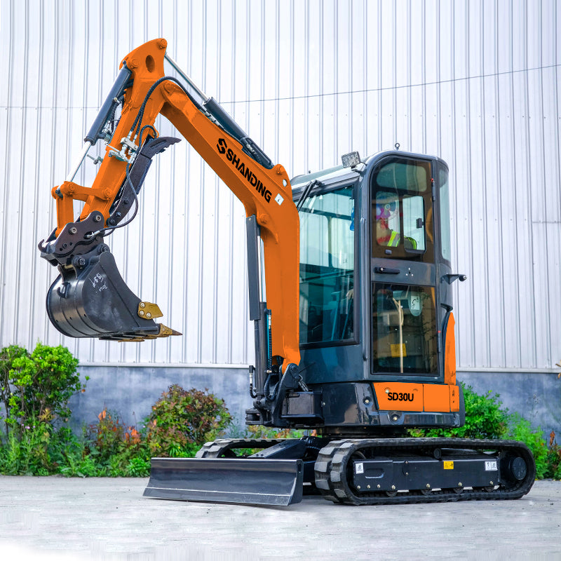 3 Ton Mini Excavator SD30U With Yanmar 380F Engine And Cab