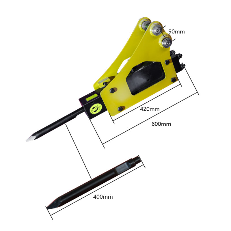 Hydraulic Hammer for 1-1.8 Ton Mini Excavators